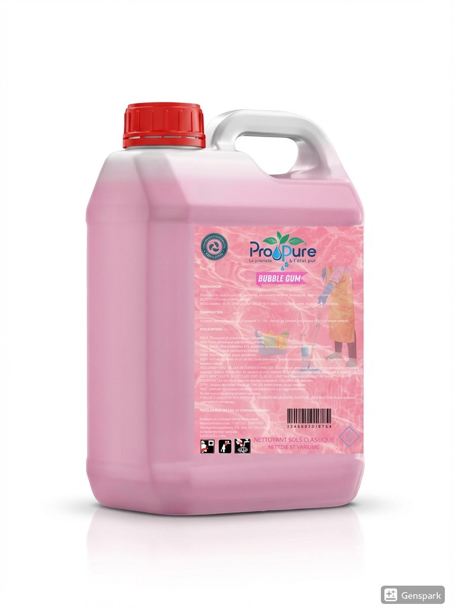Nettoyant Sols Classique Bubble Gum Pro Pure